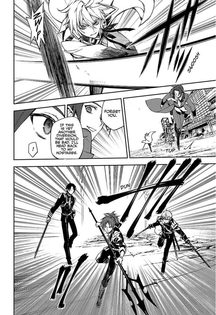 Seraph of the End Chapter 60 page 22 - Chapter 60: Surrounding Ky Luc