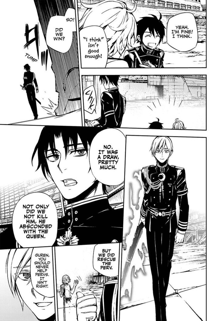 Seraph of the End Chapter 61 page 20 - Chapter 61: Who's More Bored?