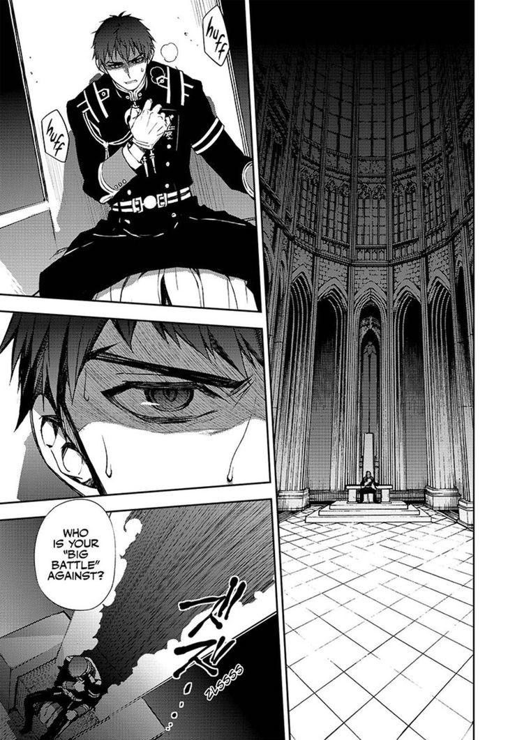 Seraph of the End Chapter 61 page 28 - Chapter 61: Who's More Bored?