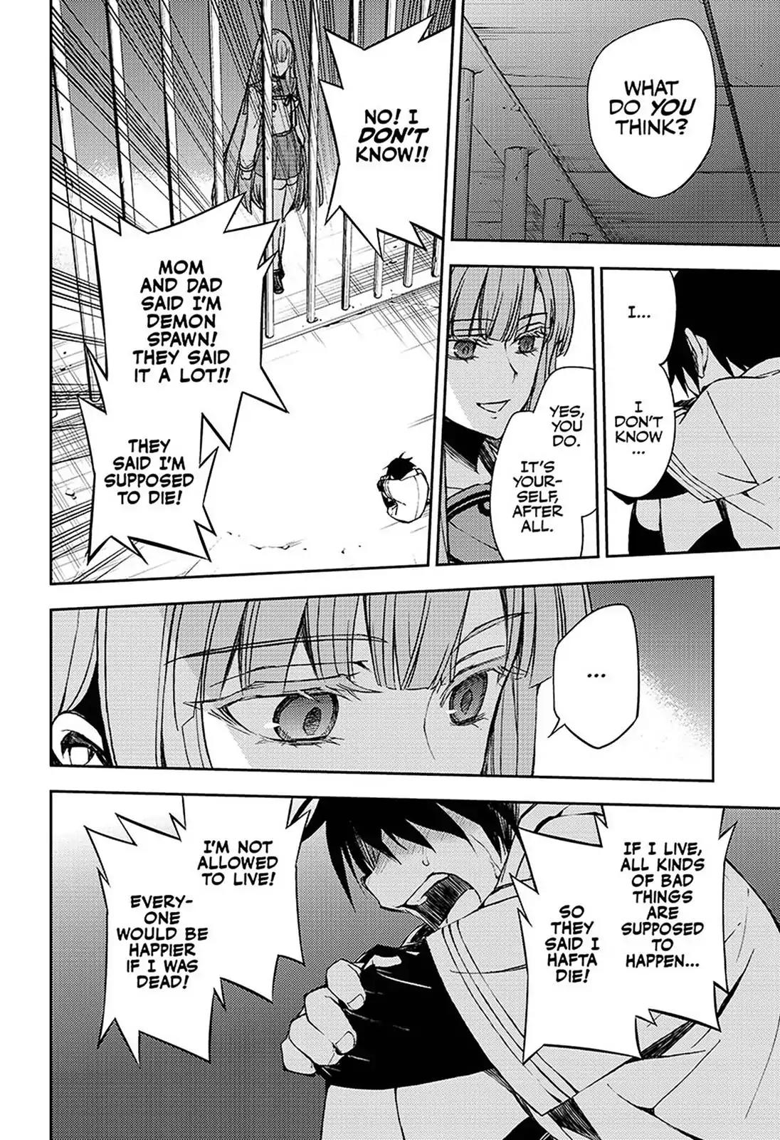 Seraph of the End Chapter 62 page 22 - Chapter 62: Unremembered Trauma