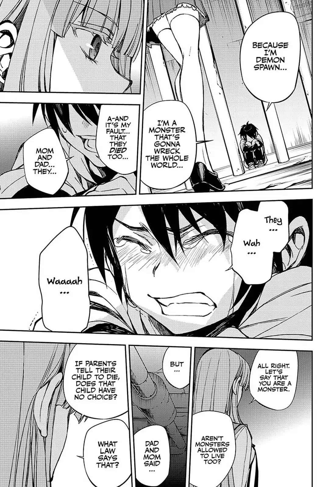 Seraph of the End Chapter 62 page 23 - Chapter 62: Unremembered Trauma
