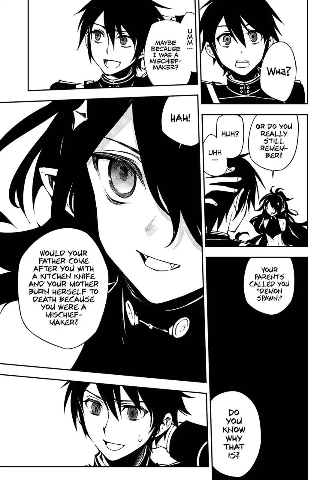 Seraph of the End Chapter 62 page 27 - Chapter 62: Unremembered Trauma