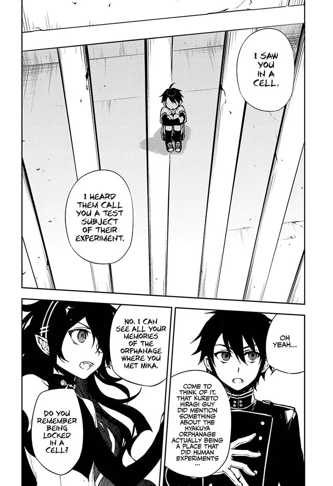 Seraph of the End Chapter 62 page 28 - Chapter 62: Unremembered Trauma