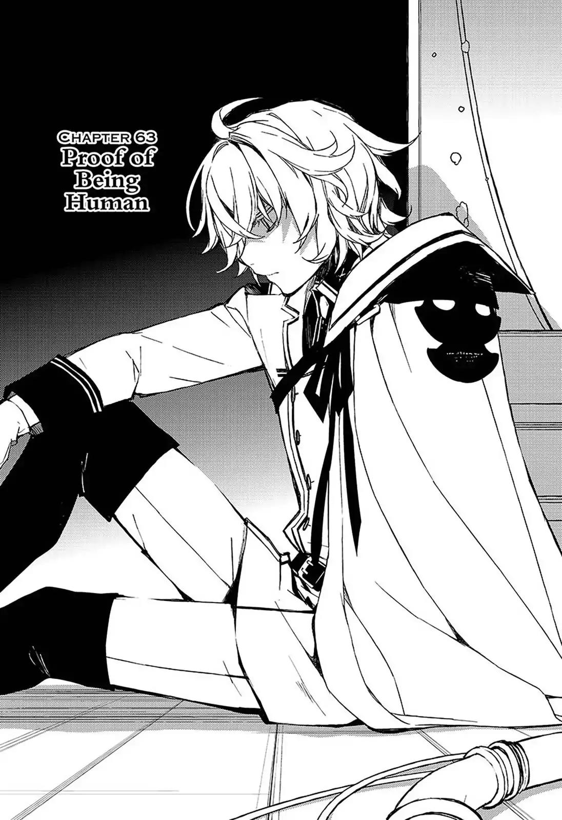 Seraph of the End Chapter 63 page 1 - Chapter 63: Proof of Being Human