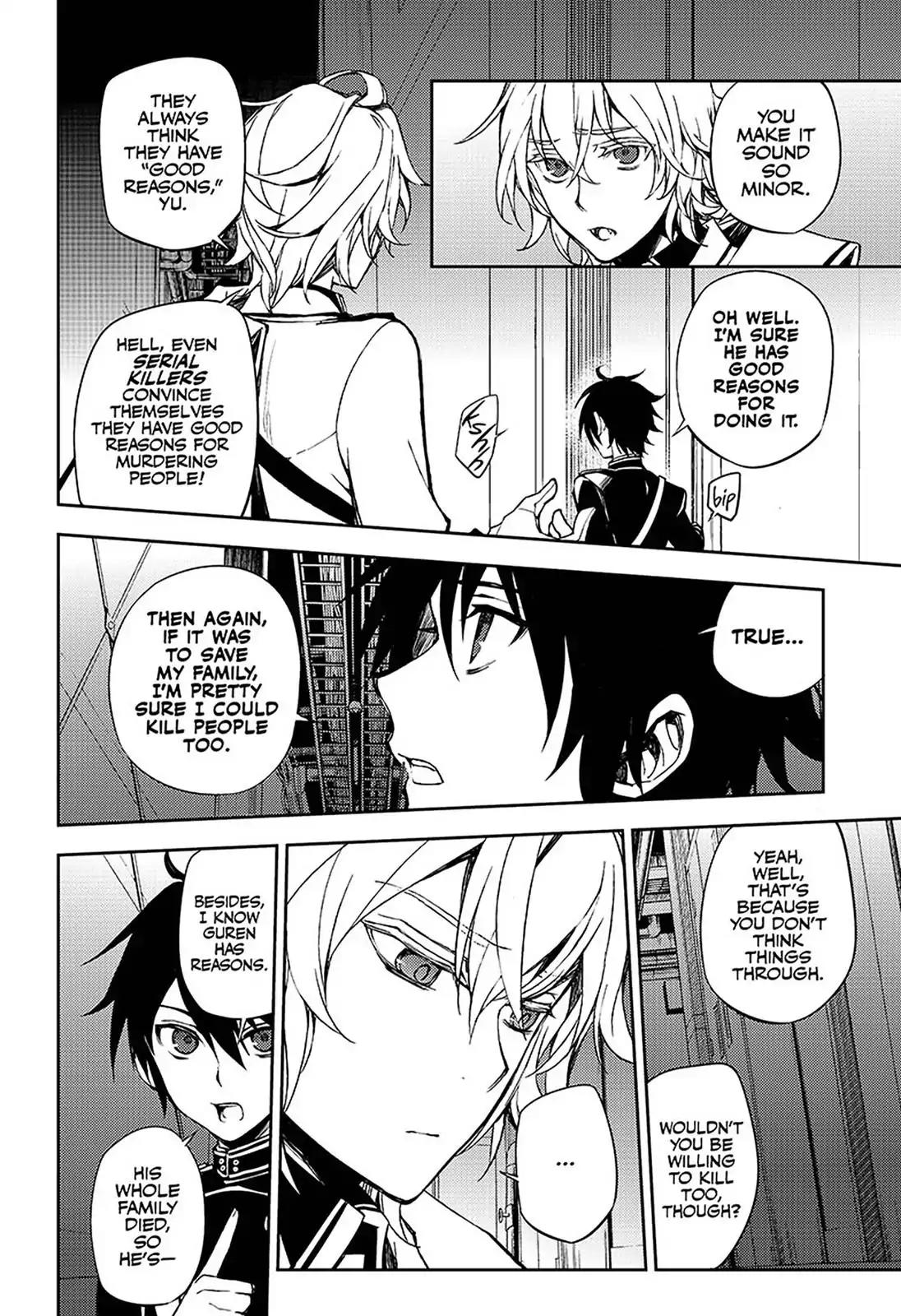 Seraph of the End Chapter 63 page 10 - Chapter 63: Proof of Being Human