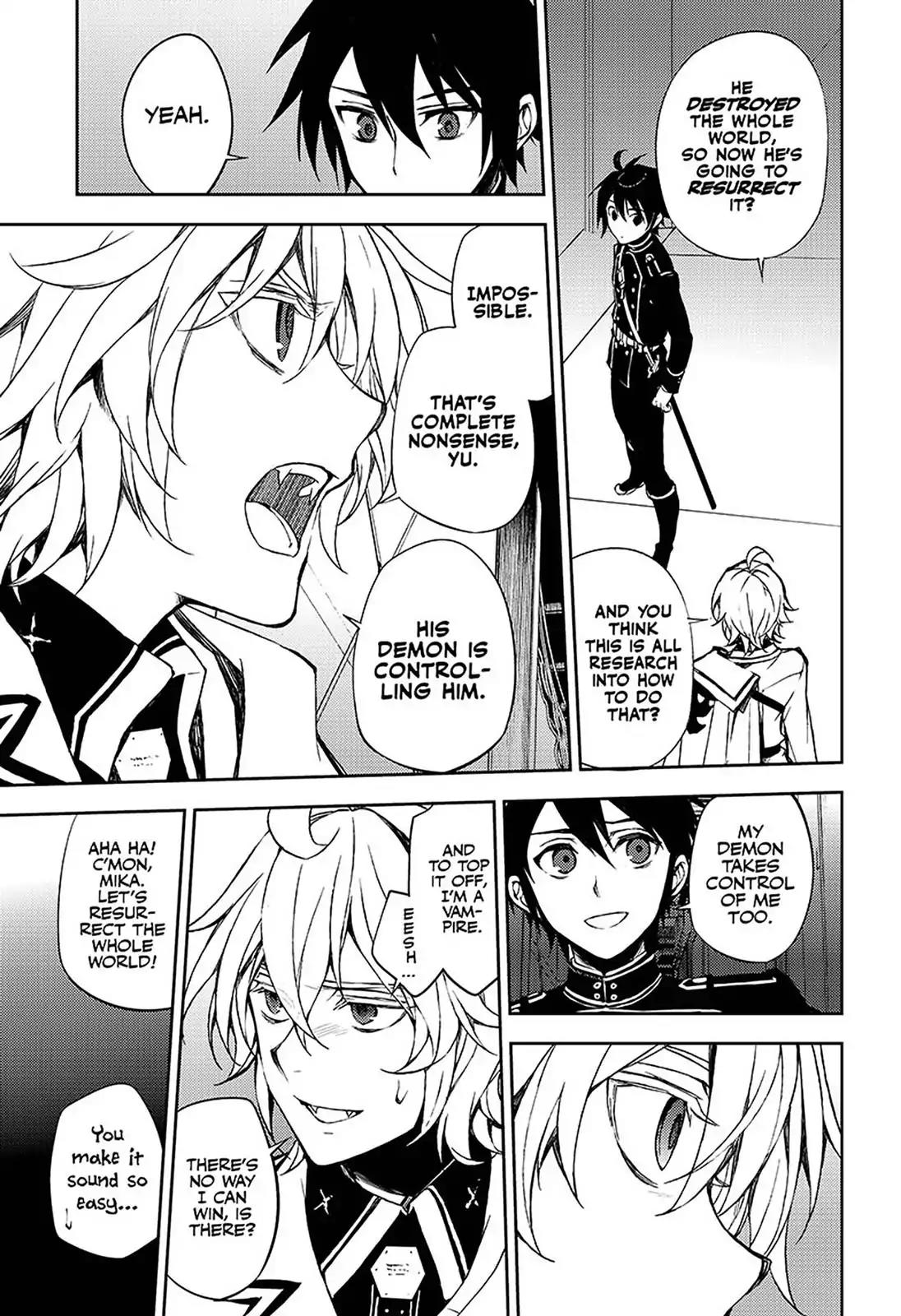 Seraph of the End Chapter 63 page 11 - Chapter 63: Proof of Being Human