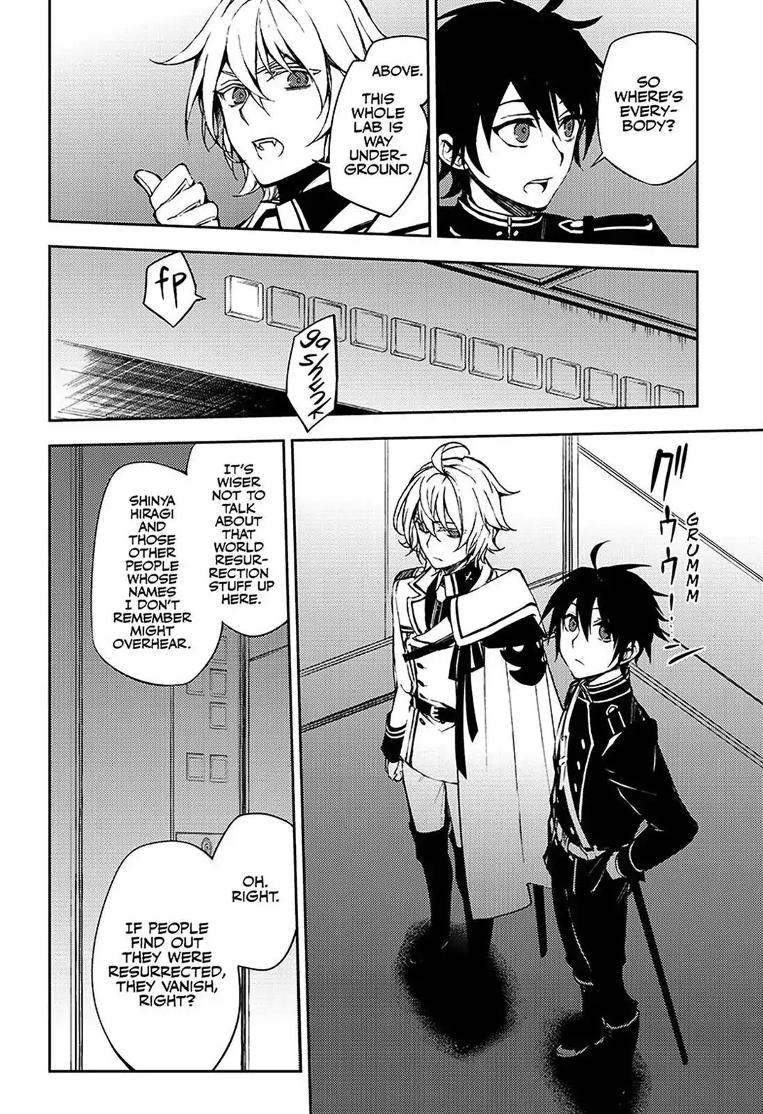 Seraph of the End Chapter 63 page 12 - Chapter 63: Proof of Being Human