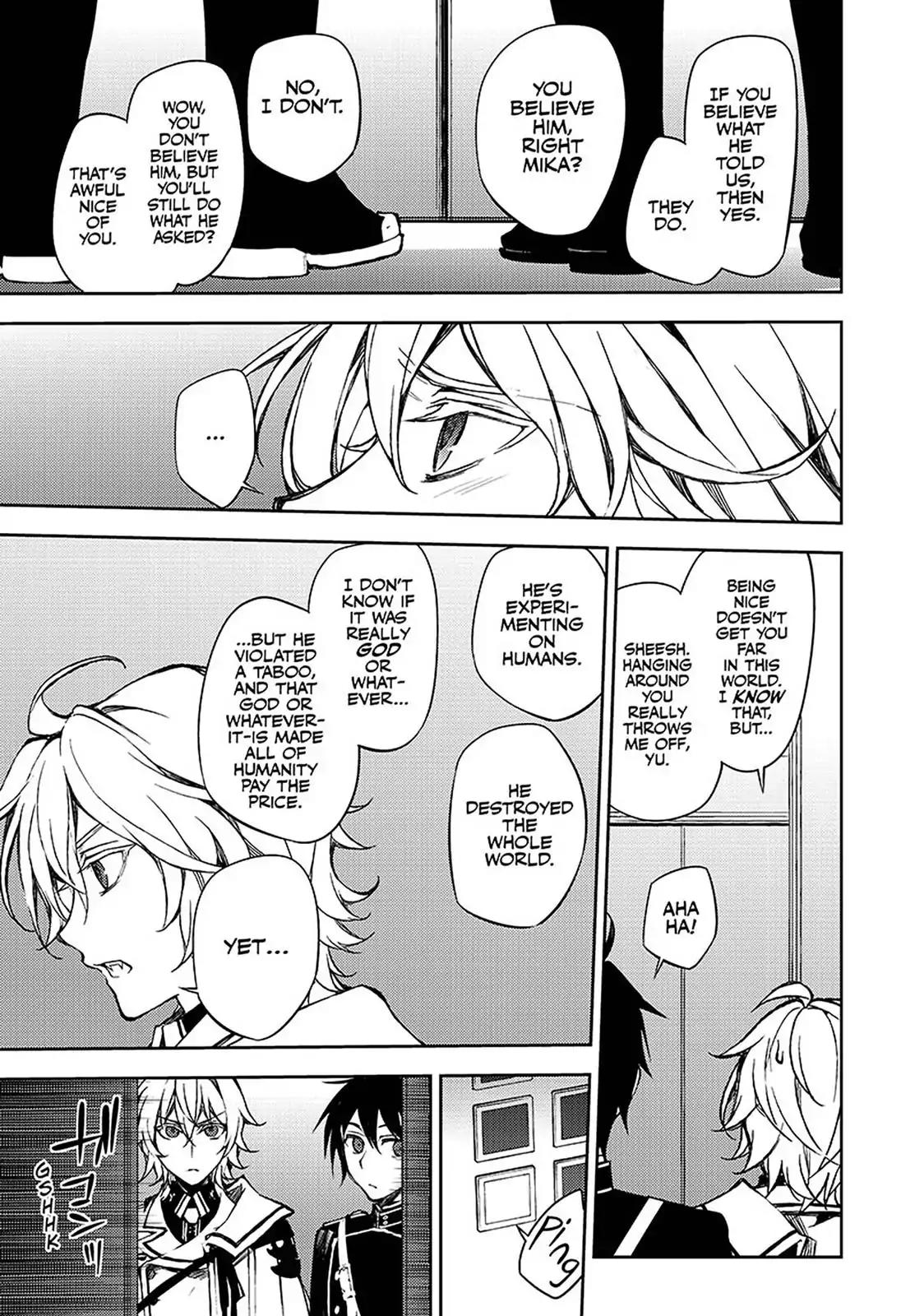 Seraph of the End Chapter 63 page 13 - Chapter 63: Proof of Being Human