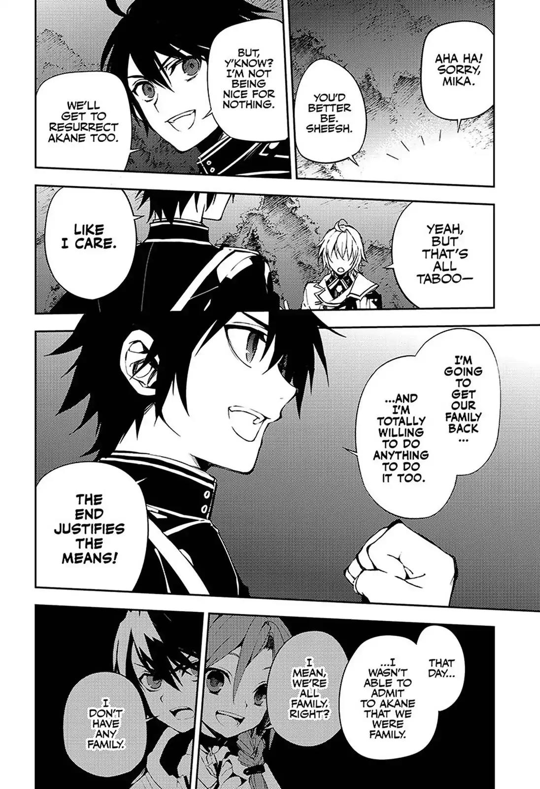 Seraph of the End Chapter 63 page 15 - Chapter 63: Proof of Being Human