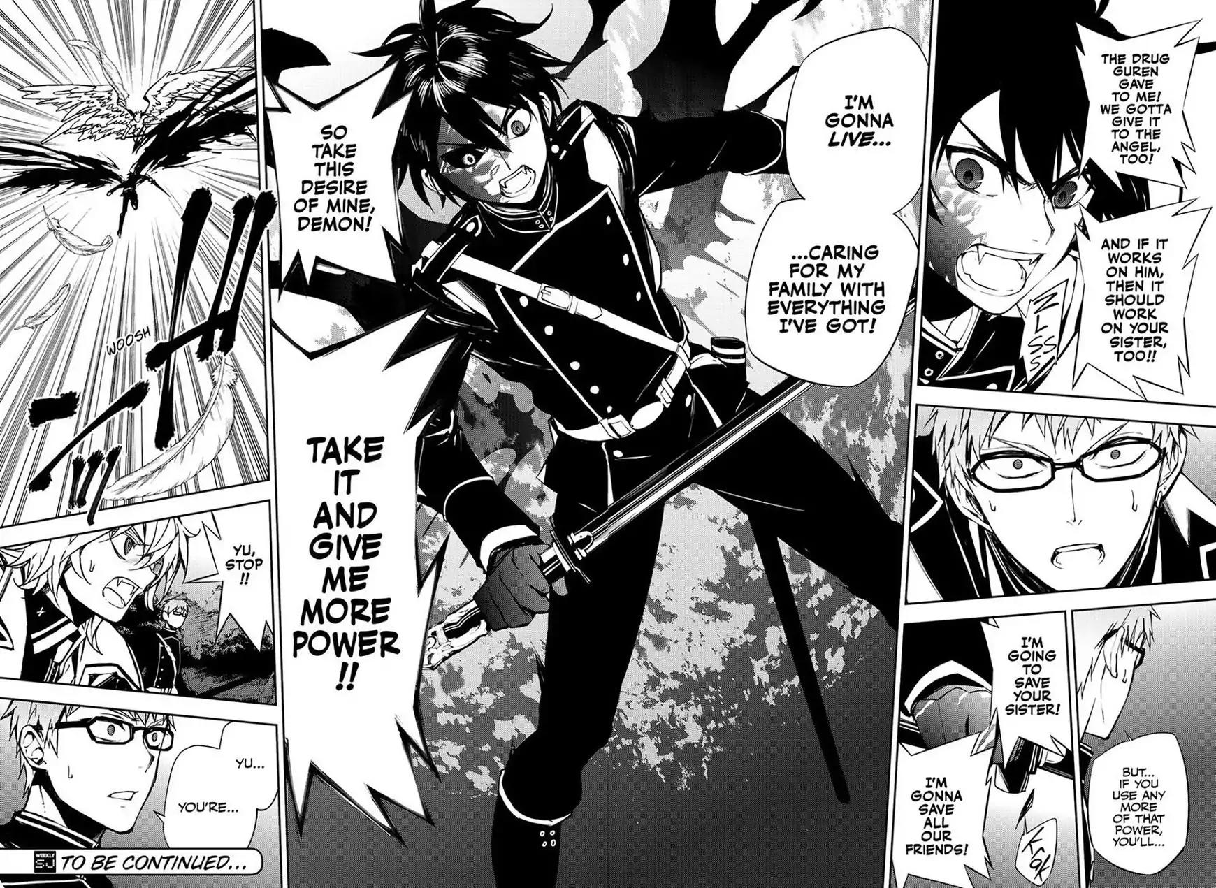 Seraph of the End Chapter 65 page 19 - Chapter 65: Not Human