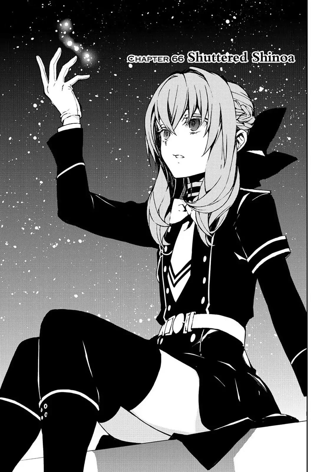 Seraph of the End Chapter 66 page 1 - Chapter 66: Shuttered Shinoa