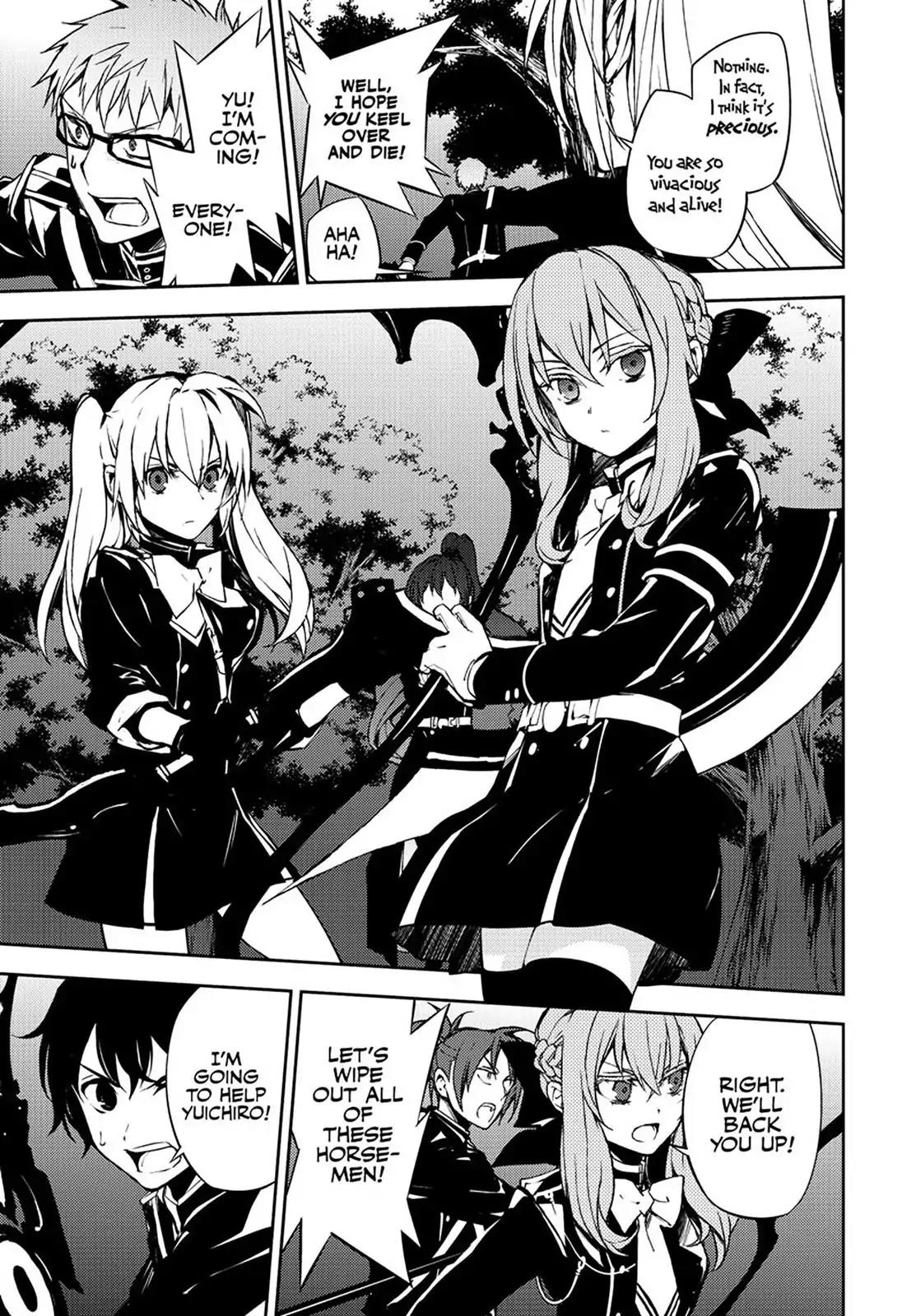Seraph of the End Chapter 66 page 3 - Chapter 66: Shuttered Shinoa
