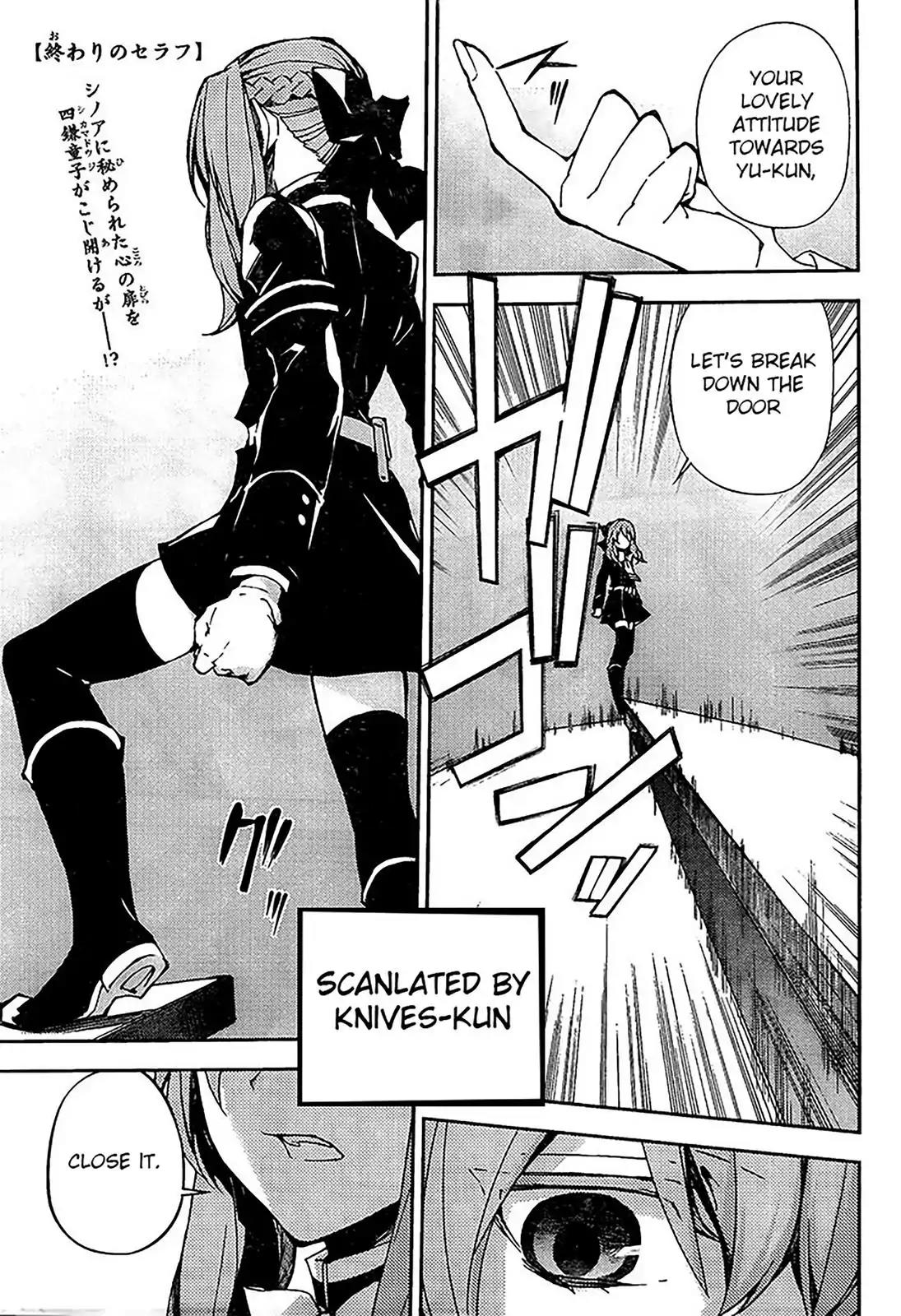 Seraph of the End Chapter 67 page 1 - Chapter 67: Puberty's Door