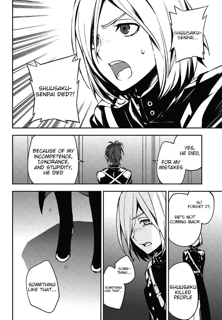 Seraph of the End Chapter 71 page 22 - Chapter 71: Three People and Their Black Demons