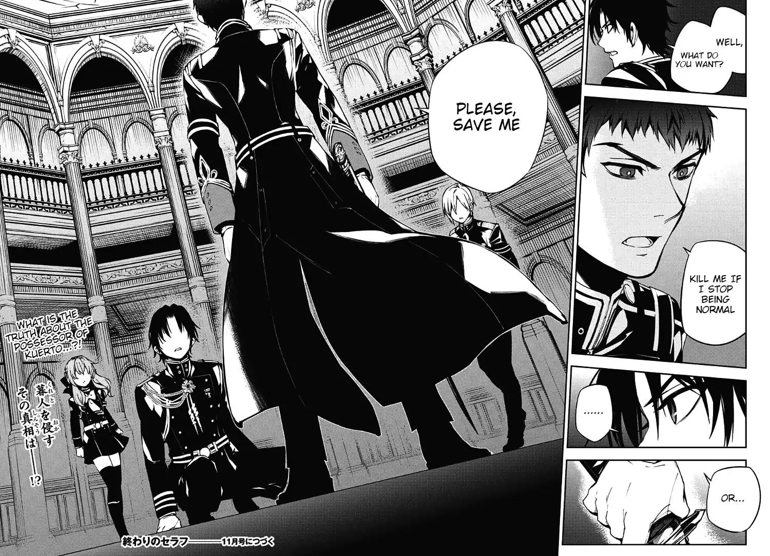 Seraph of the End Chapter 71 page 33 - Chapter 71: Three People and Their Black Demons