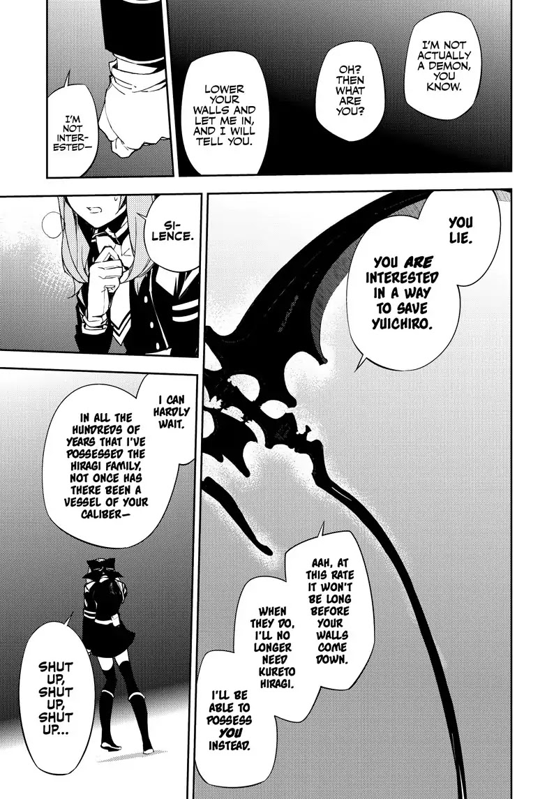 Seraph of the End Chapter 72 page 13 - Chapter 72: Hiragi In A Cage