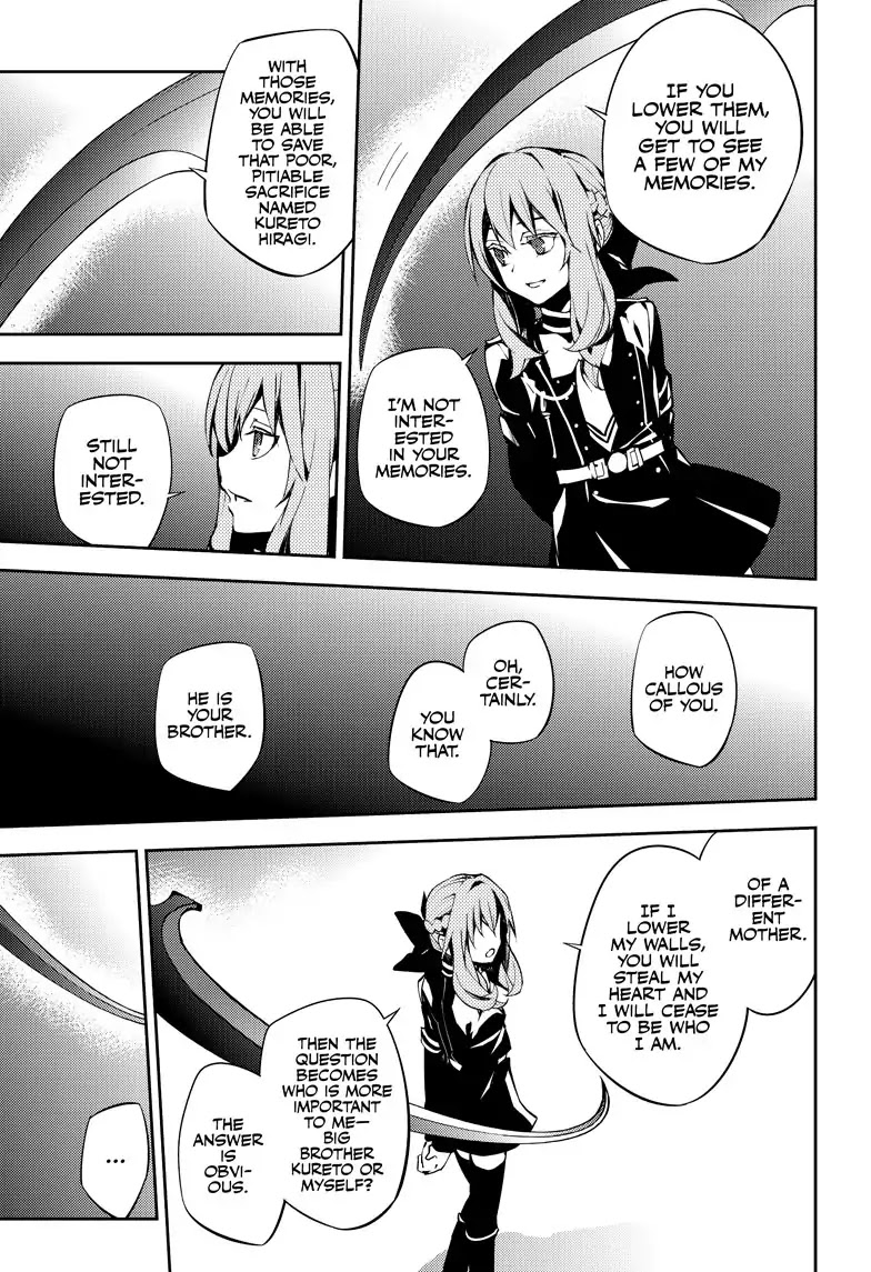 Seraph of the End Chapter 72 page 9 - Chapter 72: Hiragi In A Cage