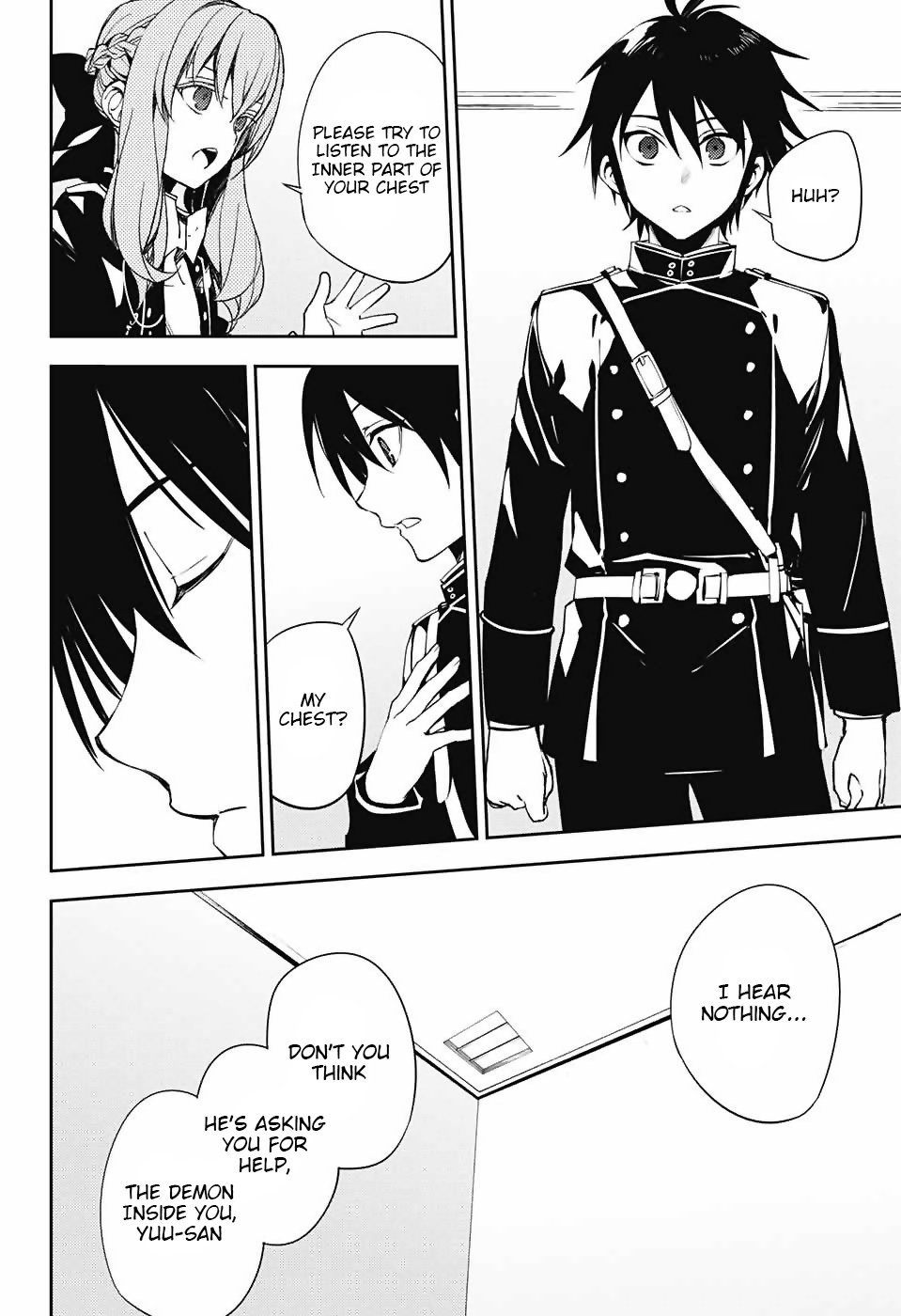 Seraph of the End Chapter 73 page 27 - Chapter 73: Inside Yuu's Sword