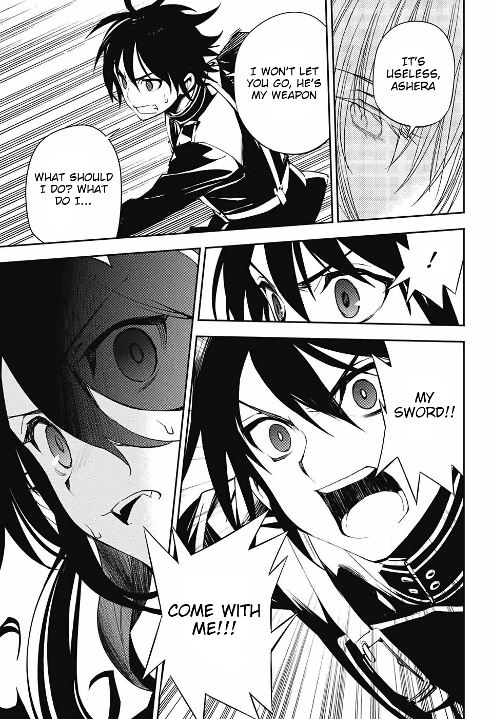 Seraph of the End Chapter 73 page 32 - Chapter 73: Inside Yuu's Sword