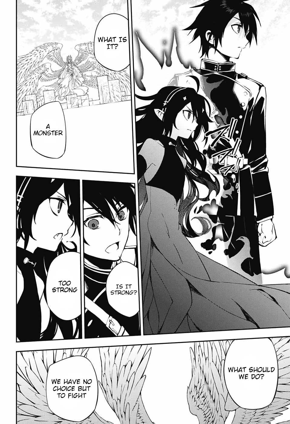 Seraph of the End Chapter 73 page 35 - Chapter 73: Inside Yuu's Sword