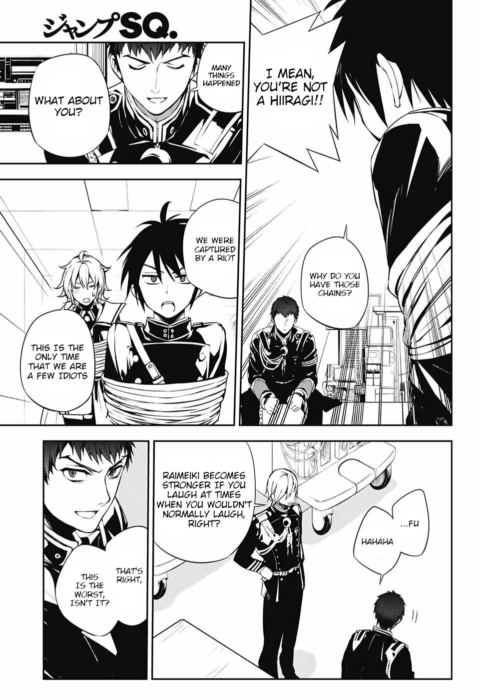 Seraph of the End Chapter 73 page 4 - Chapter 73: Inside Yuu's Sword