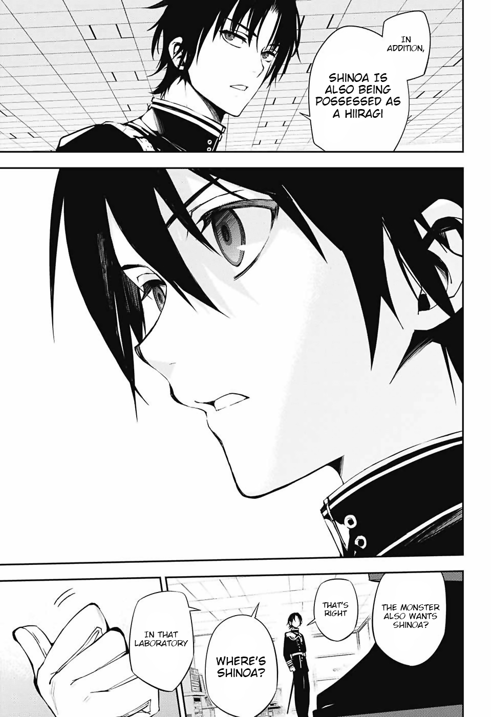Seraph of the End Chapter 73 page 6 - Chapter 73: Inside Yuu's Sword