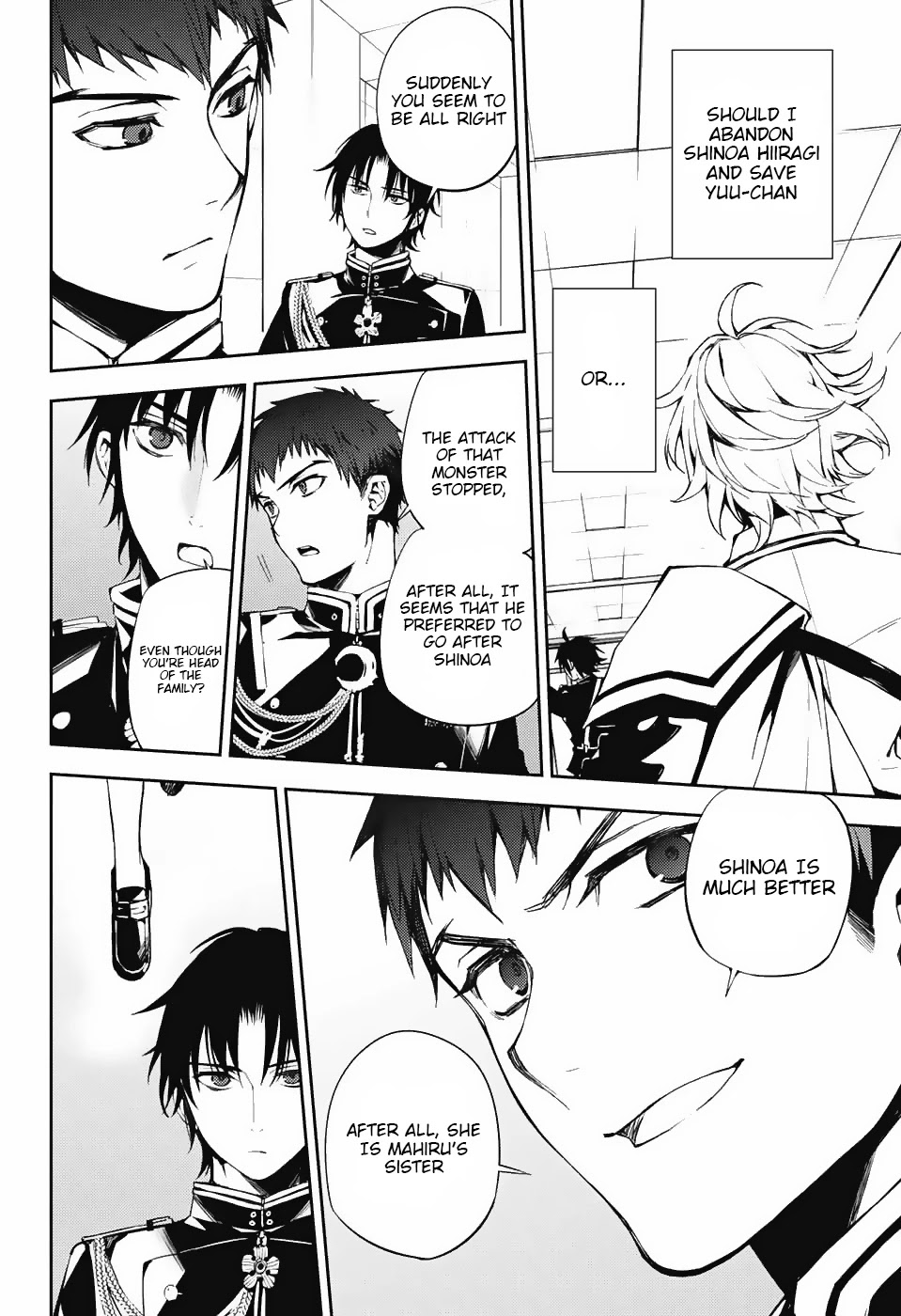 Seraph of the End Chapter 75 page 11 - Chapter 75: Distance and Secrecy