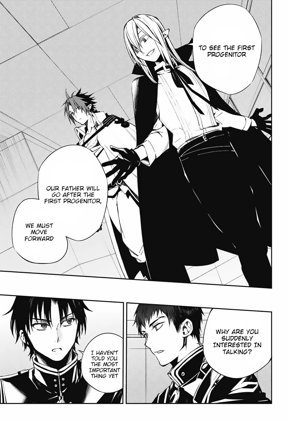 Seraph of the End Chapter 75 page 15 - Chapter 75: Distance and Secrecy