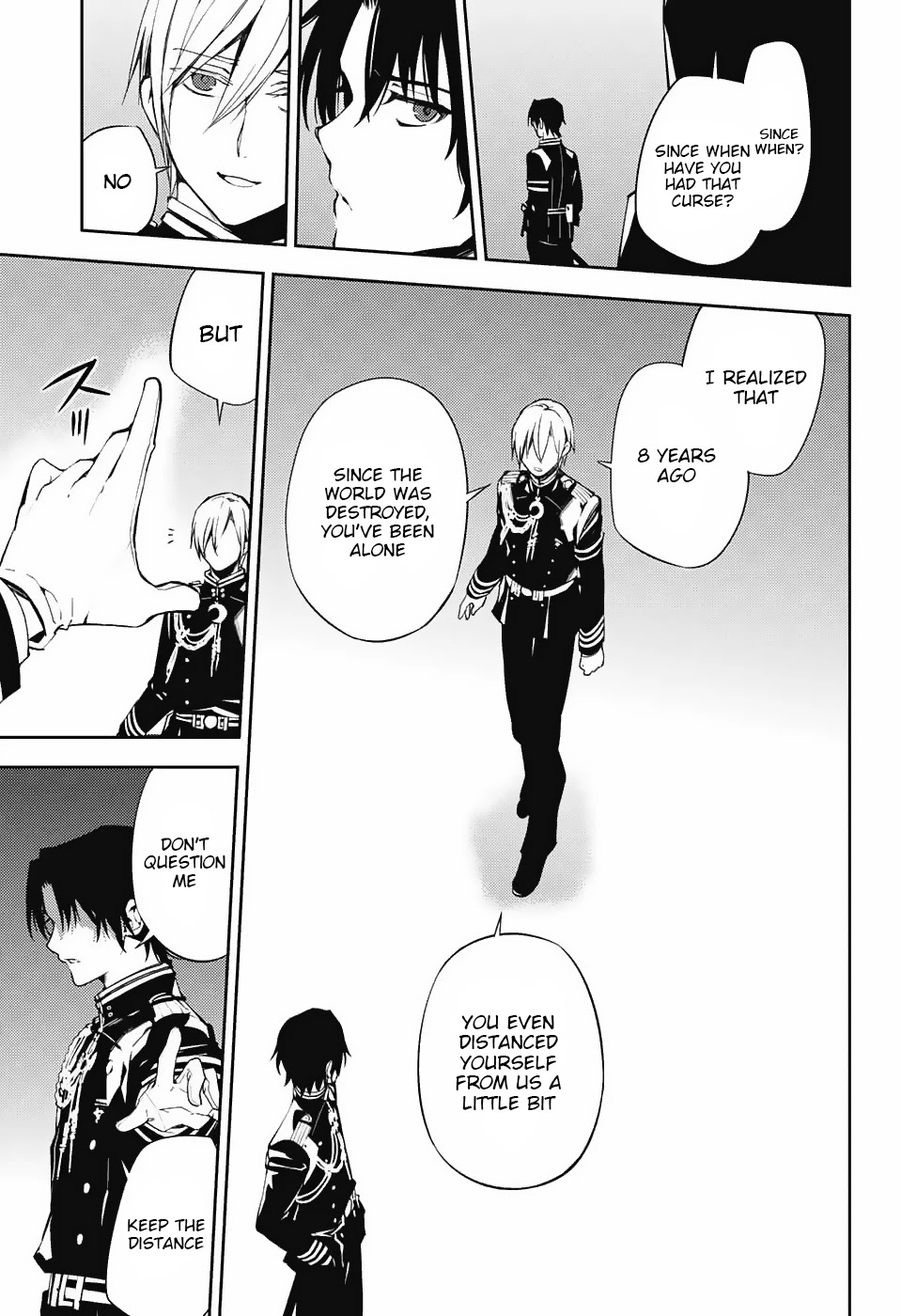 Seraph of the End Chapter 75 page 17 - Chapter 75: Distance and Secrecy