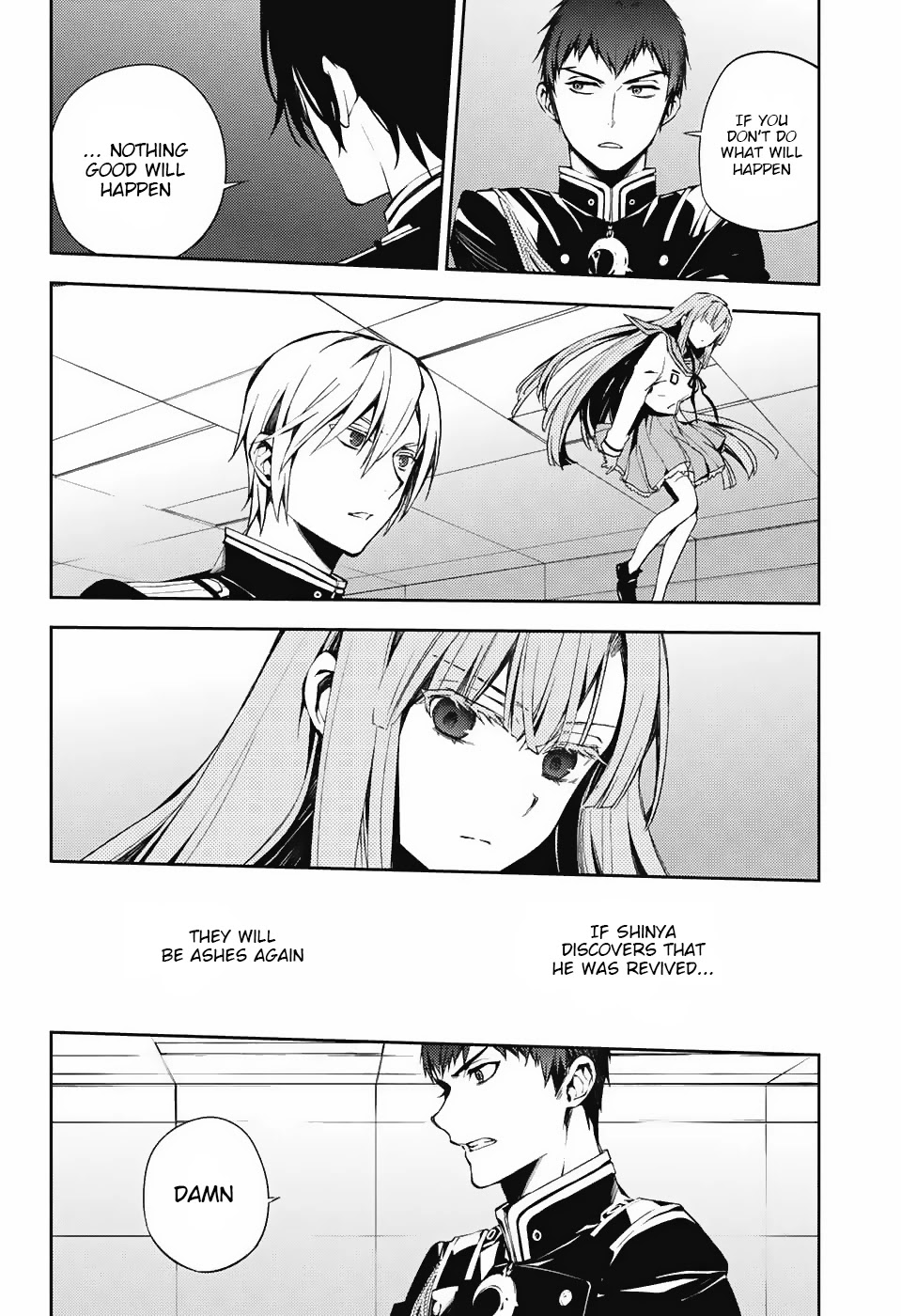 Seraph of the End Chapter 75 page 18 - Chapter 75: Distance and Secrecy