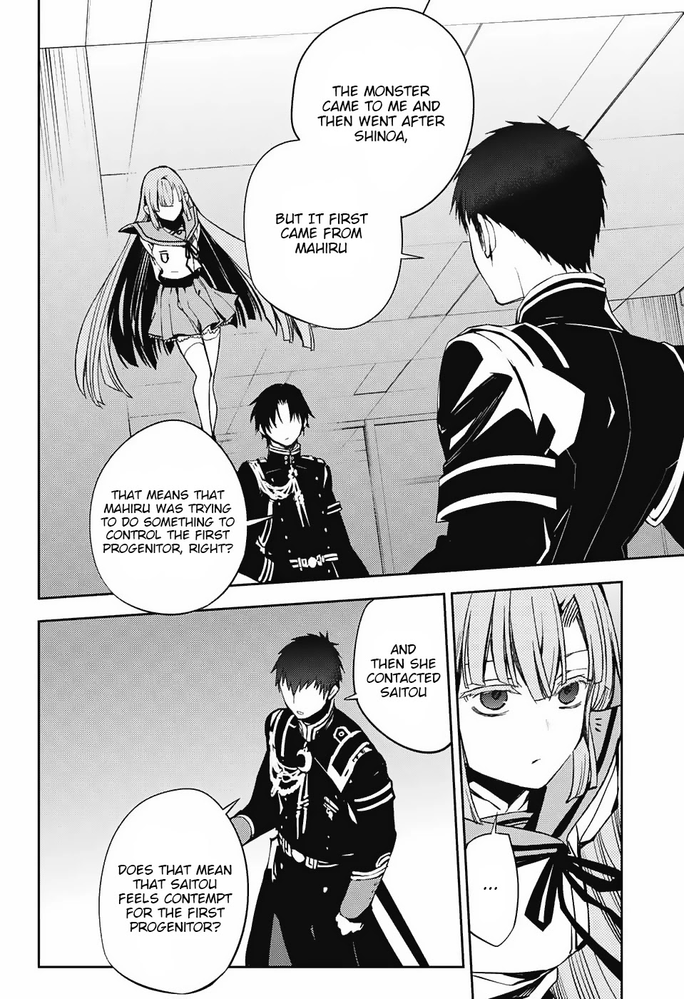 Seraph of the End Chapter 75 page 20 - Chapter 75: Distance and Secrecy