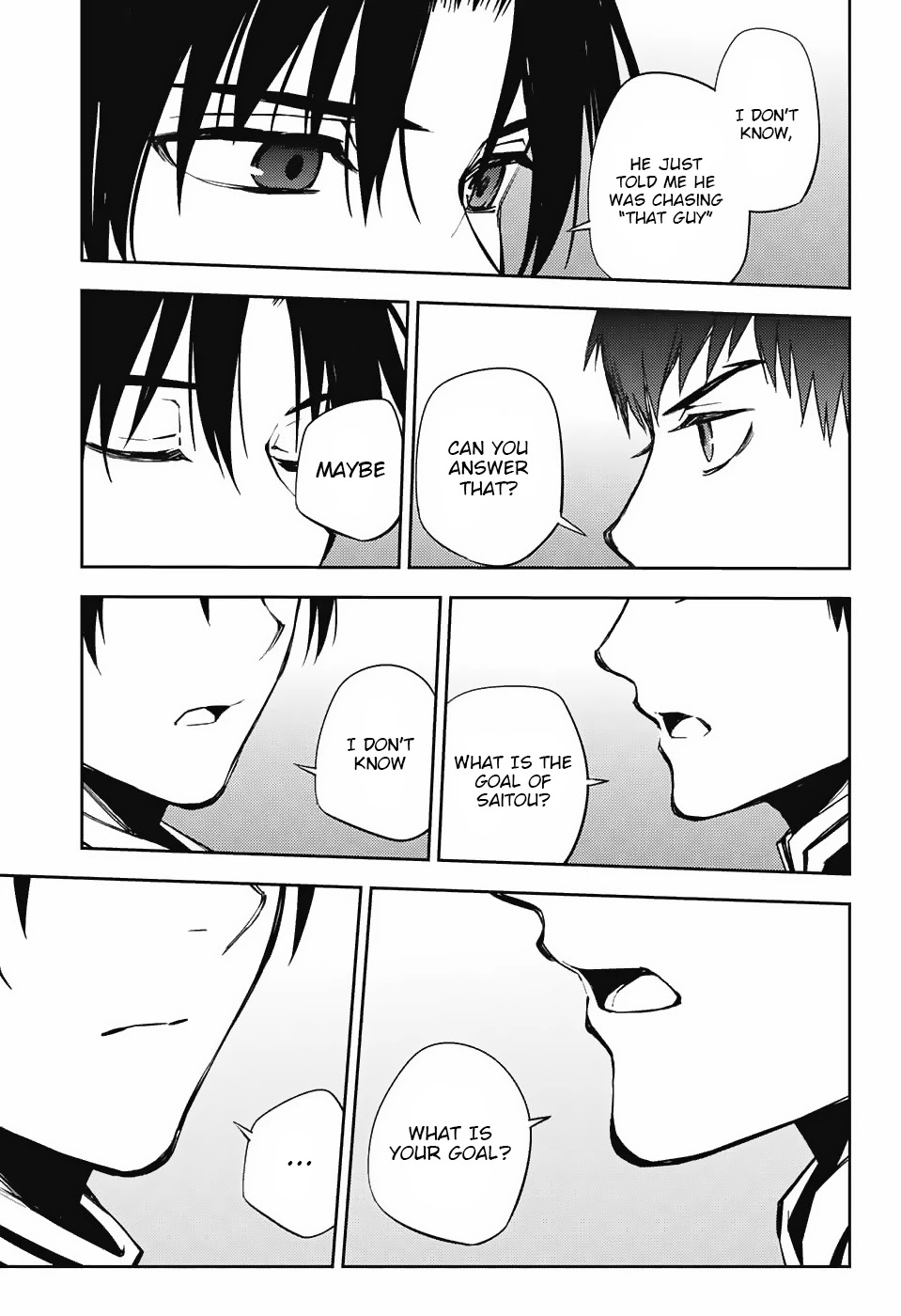Seraph of the End Chapter 75 page 21 - Chapter 75: Distance and Secrecy