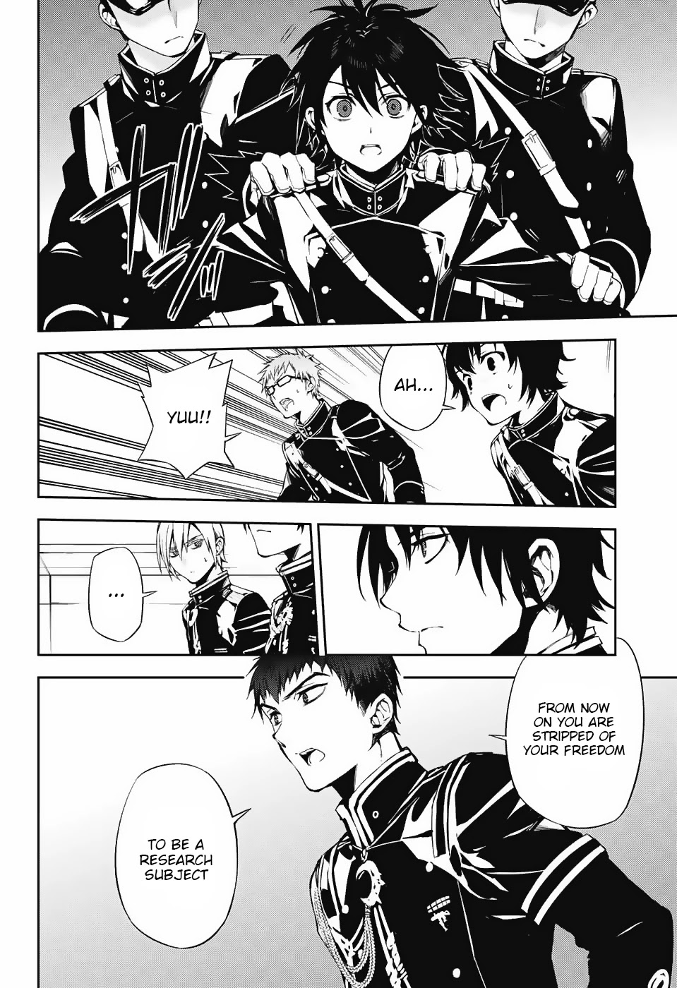 Seraph of the End Chapter 75 page 9 - Chapter 75: Distance and Secrecy