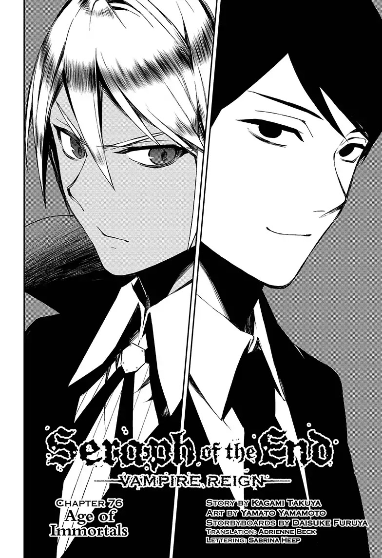 Seraph of the End Chapter 76 page 2 - Chapter 76: Age of Immortals