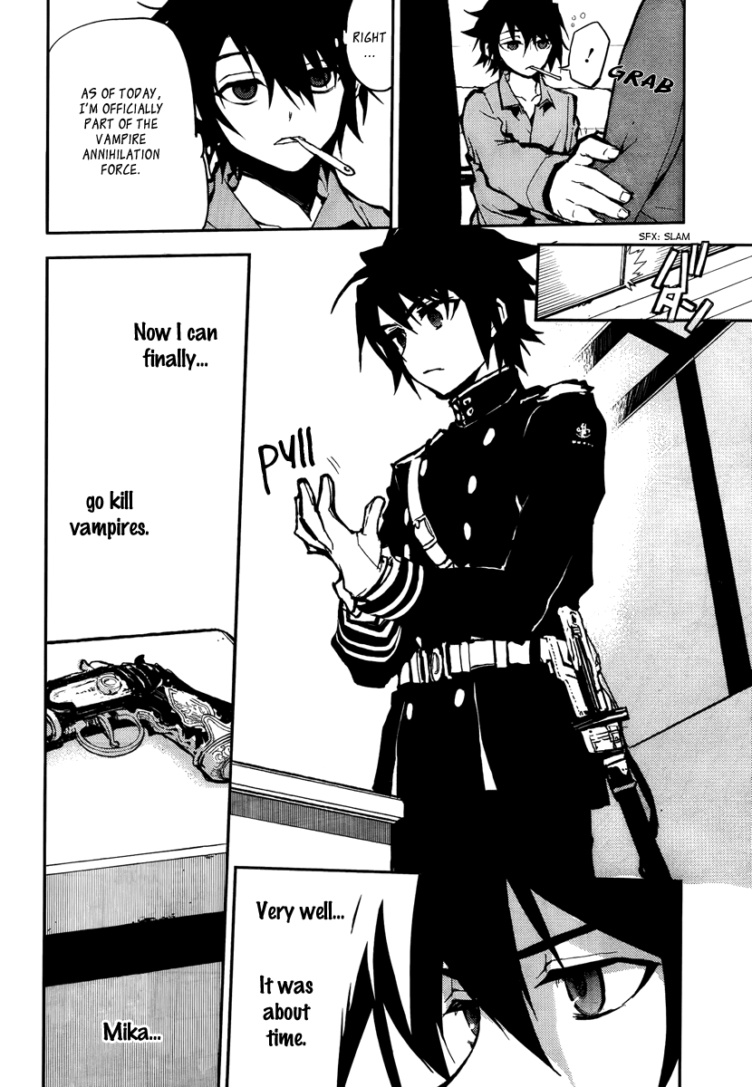 Seraph of the End Chapter 8 page 15 - Chapter 8: Mitsuba Team