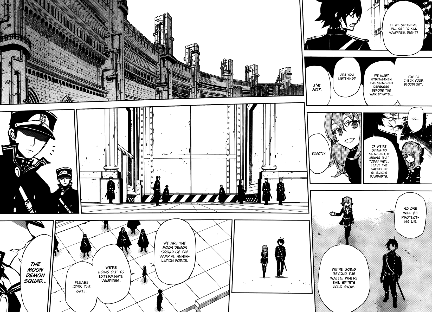 Seraph of the End Chapter 8 page 19 - Chapter 8: Mitsuba Team