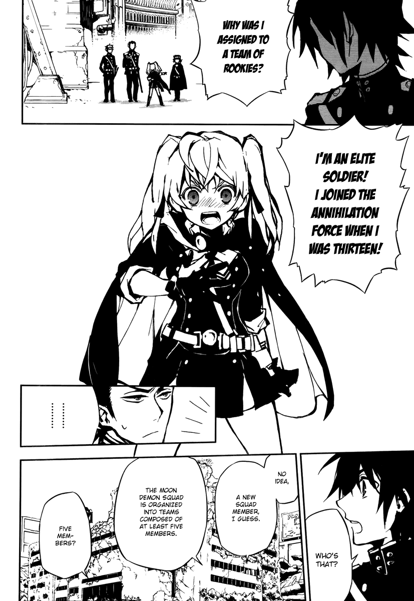 Seraph of the End Chapter 8 page 22 - Chapter 8: Mitsuba Team