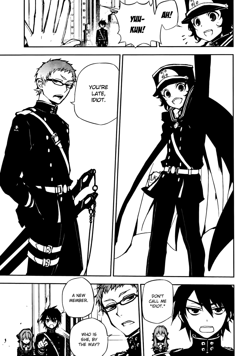Seraph of the End Chapter 8 page 23 - Chapter 8: Mitsuba Team