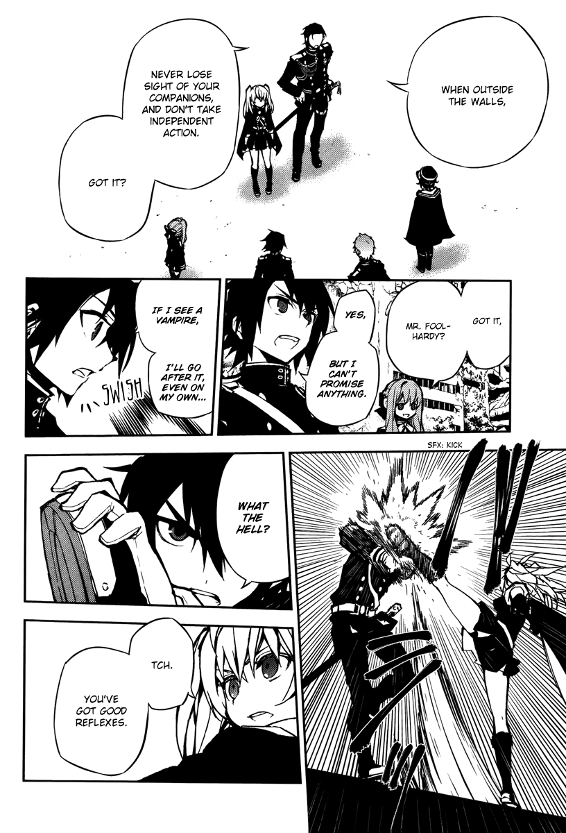 Seraph of the End Chapter 8 page 28 - Chapter 8: Mitsuba Team