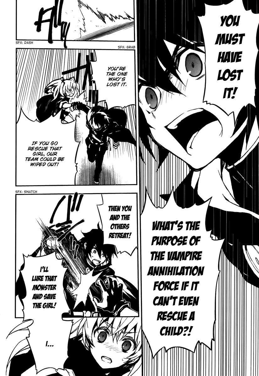Seraph of the End Chapter 8 page 38 - Chapter 8: Mitsuba Team