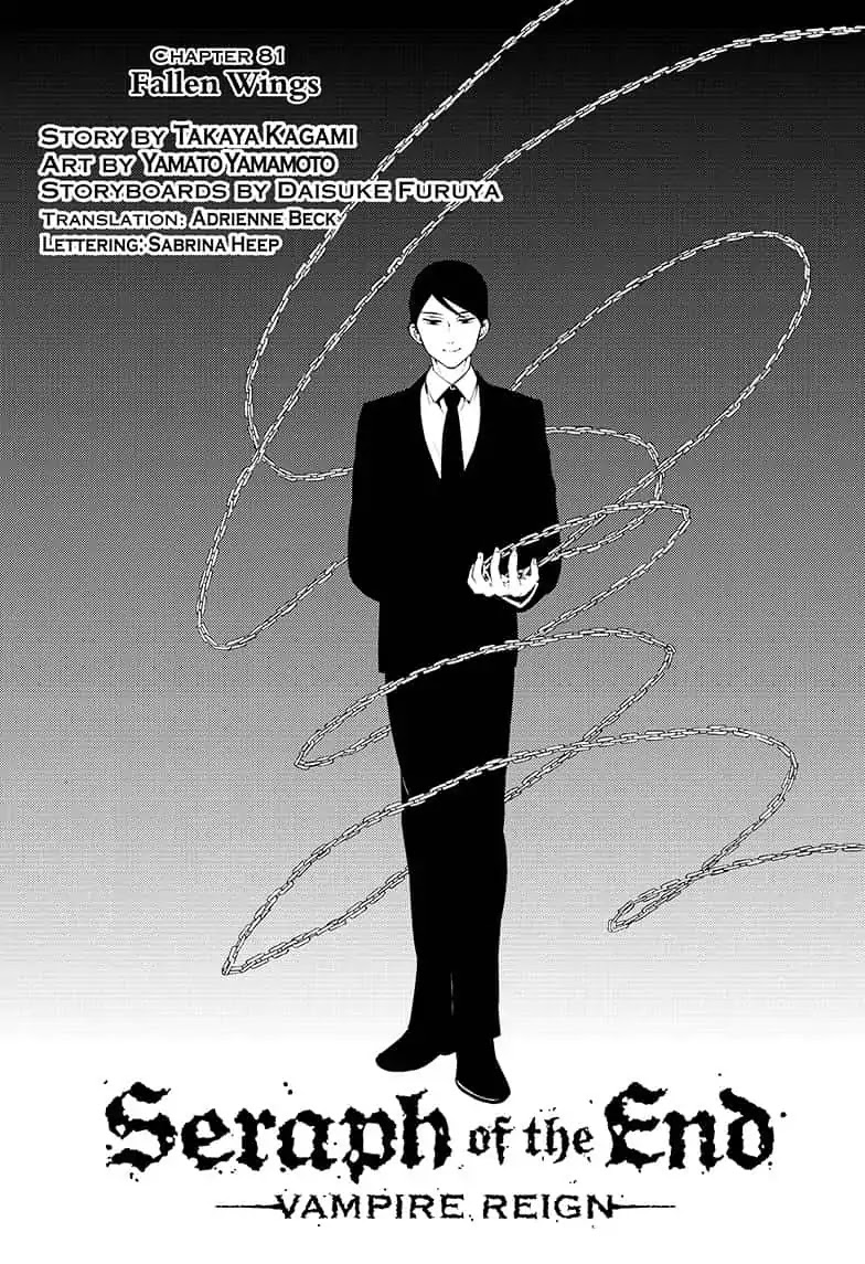 Seraph of the End Chapter 81 page 1 - Chapter 81: Fallen Wings