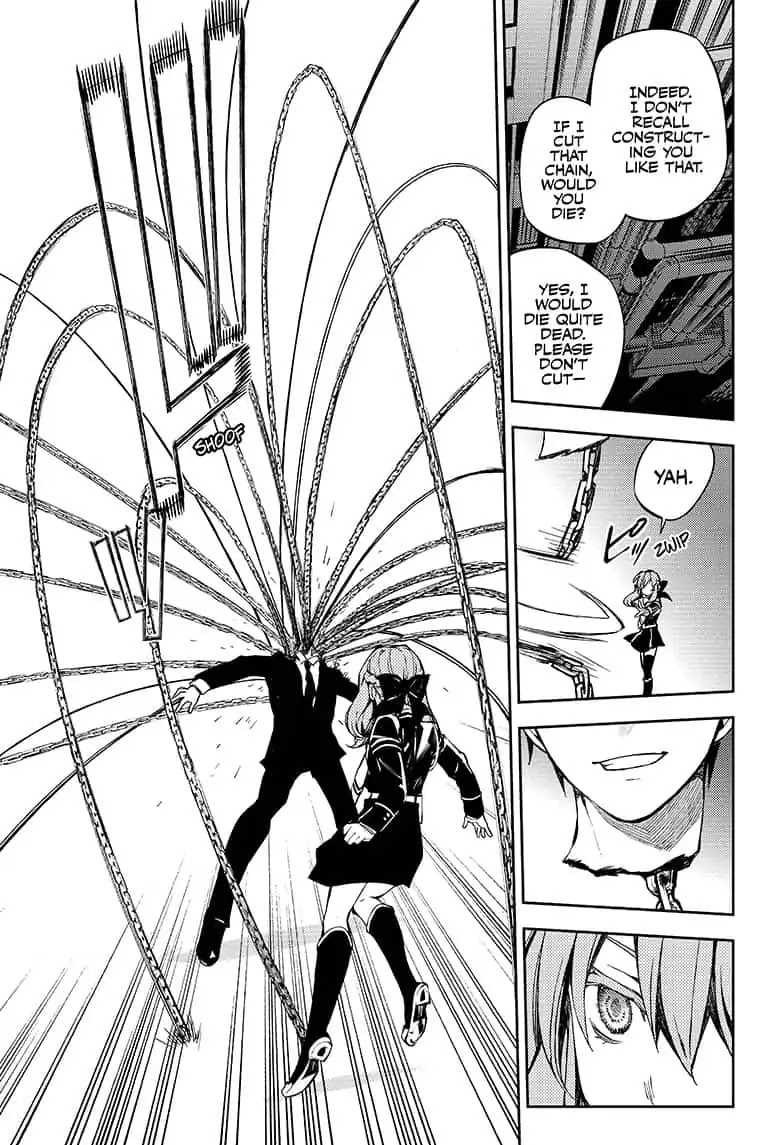 Seraph of the End Chapter 81 page 15 - Chapter 81: Fallen Wings