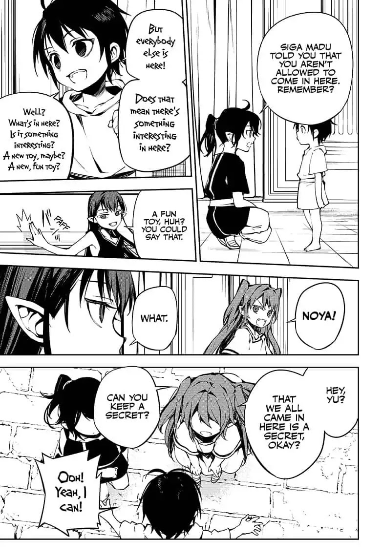 Seraph of the End Chapter 85 page 13 - Chapter 85: The Guinea Pigs Gather