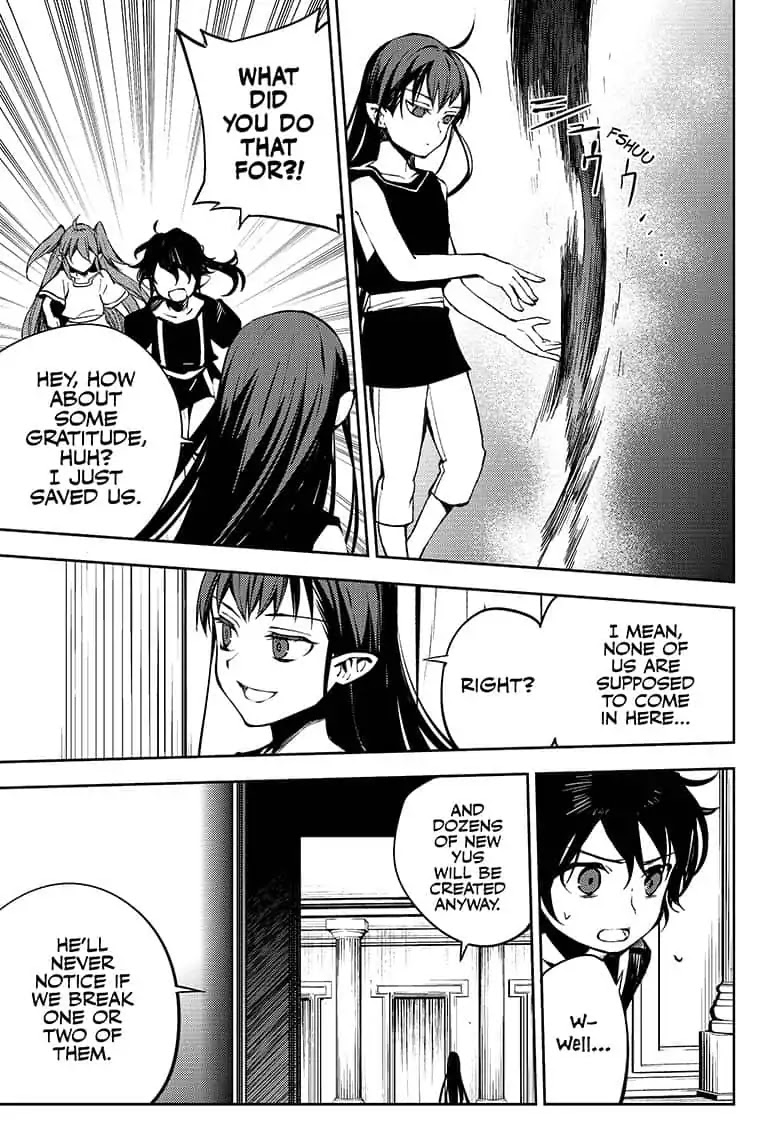 Seraph of the End Chapter 85 page 17 - Chapter 85: The Guinea Pigs Gather