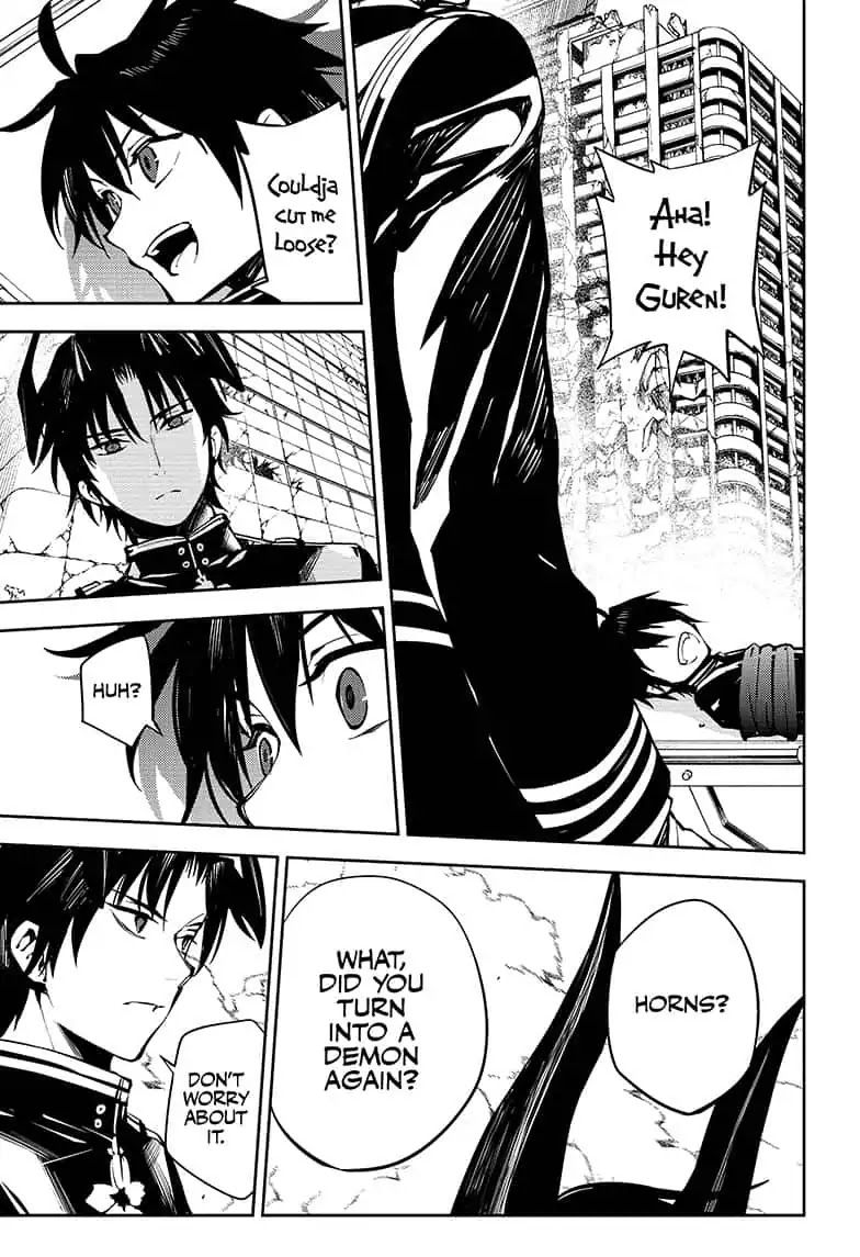 Seraph of the End Chapter 85 page 21 - Chapter 85: The Guinea Pigs Gather