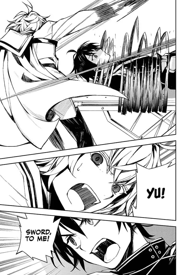 Seraph of the End Chapter 85 page 35 - Chapter 85: The Guinea Pigs Gather