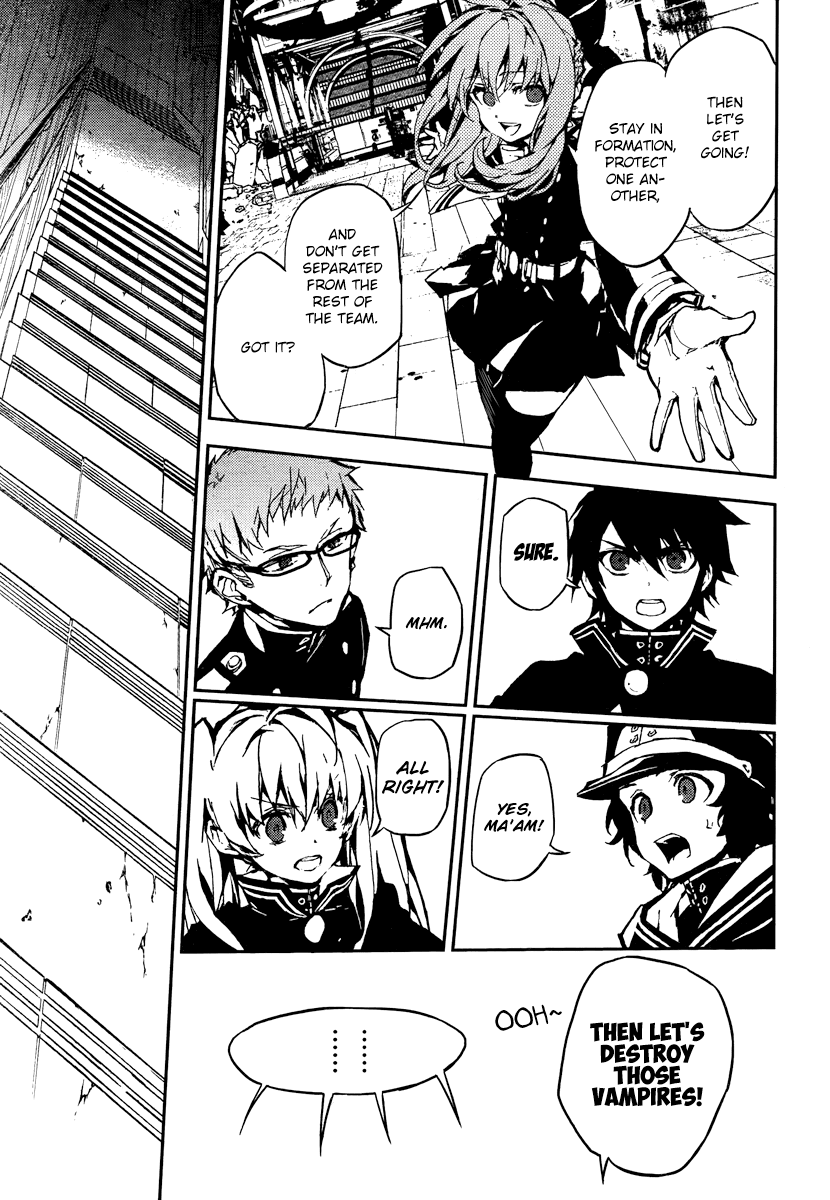 Seraph of the End Chapter 9 page 21 - Chapter 9: The Destruction Begins