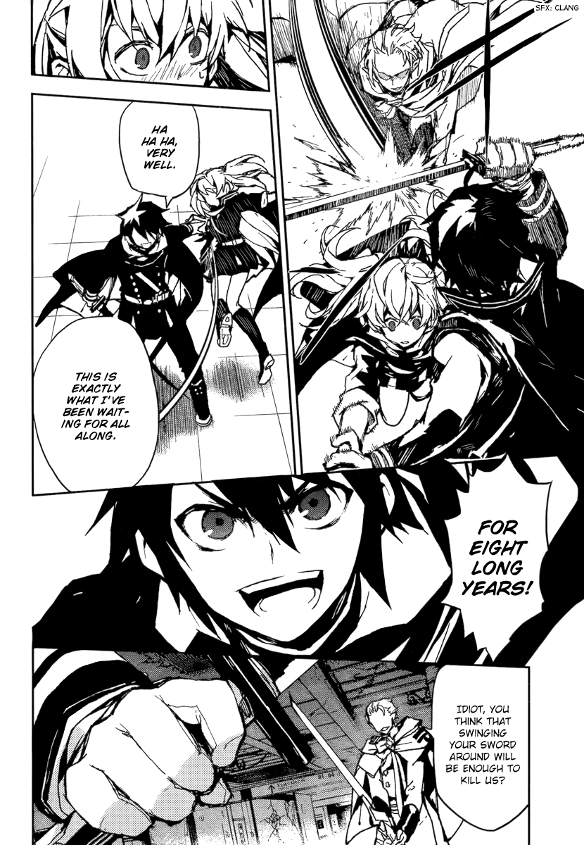 Seraph of the End Chapter 9 page 28 - Chapter 9: The Destruction Begins