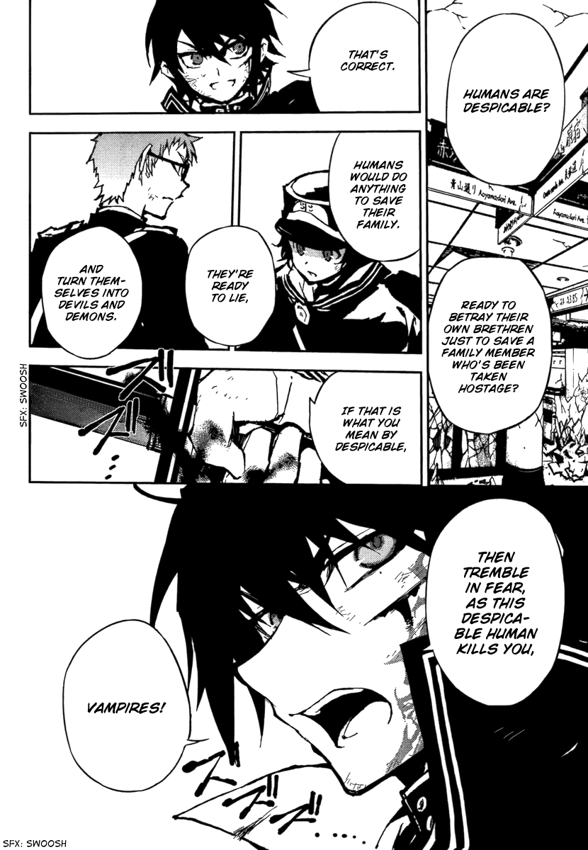 Seraph of the End Chapter 9 page 39 - Chapter 9: The Destruction Begins