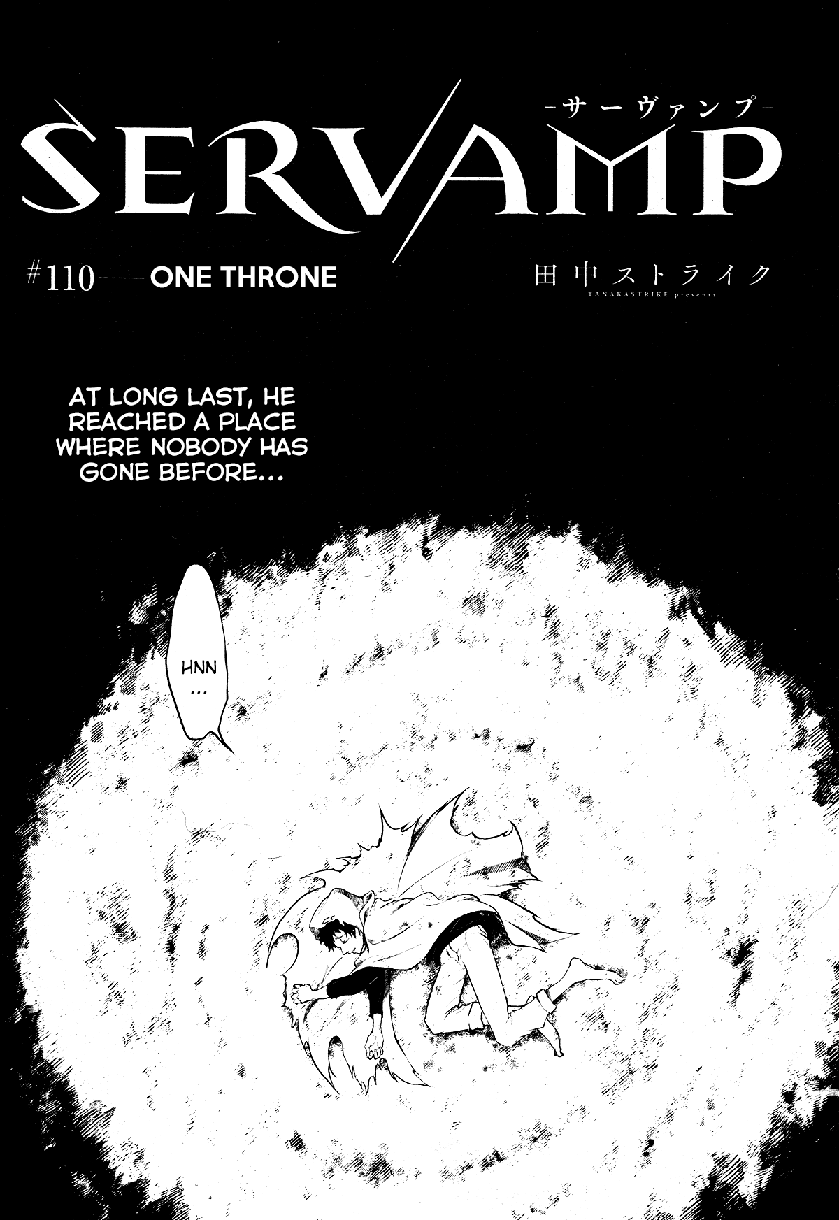 Servamp Chapter 110 page 1 - Chapter 110: One throne